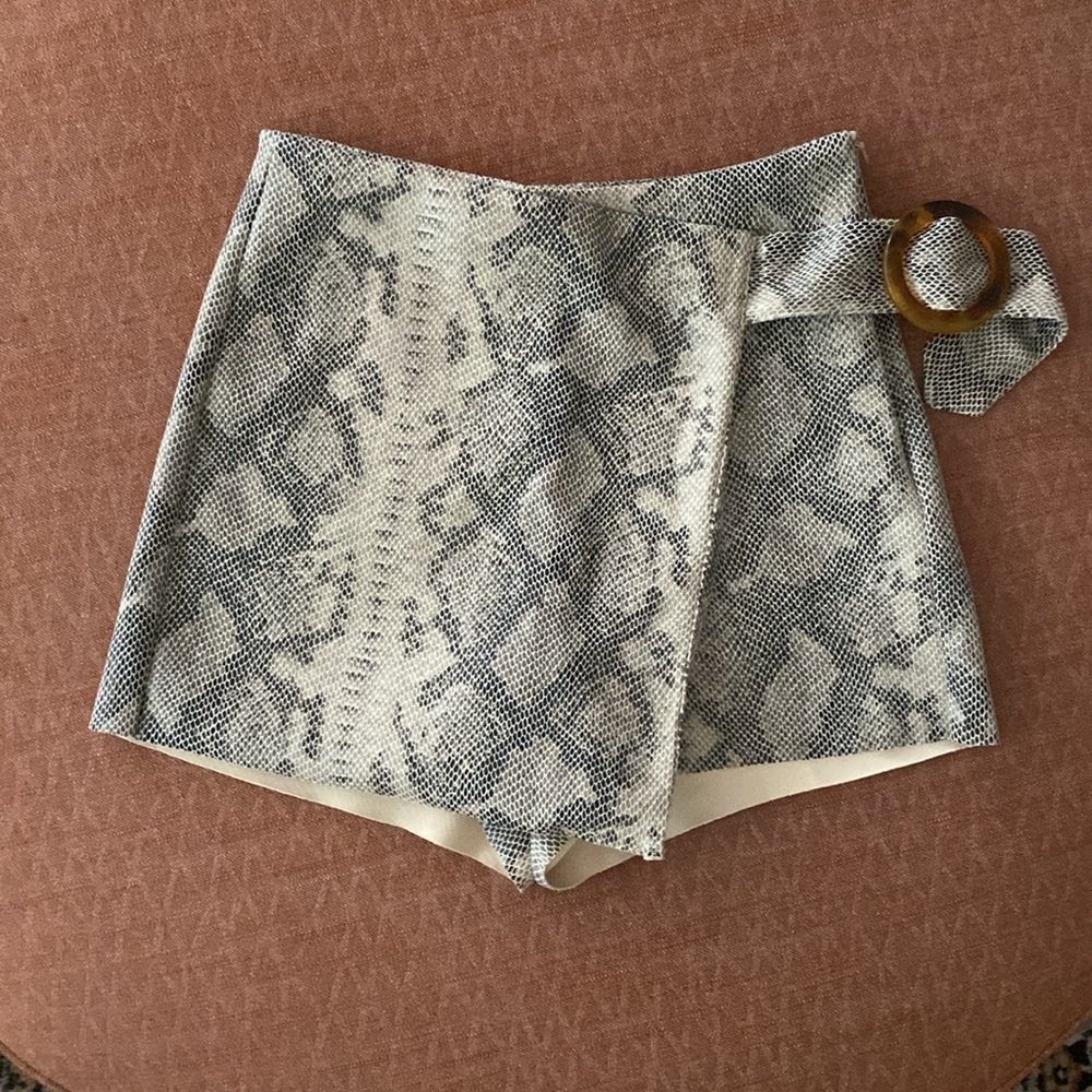 Zara Snake Print Skorts.